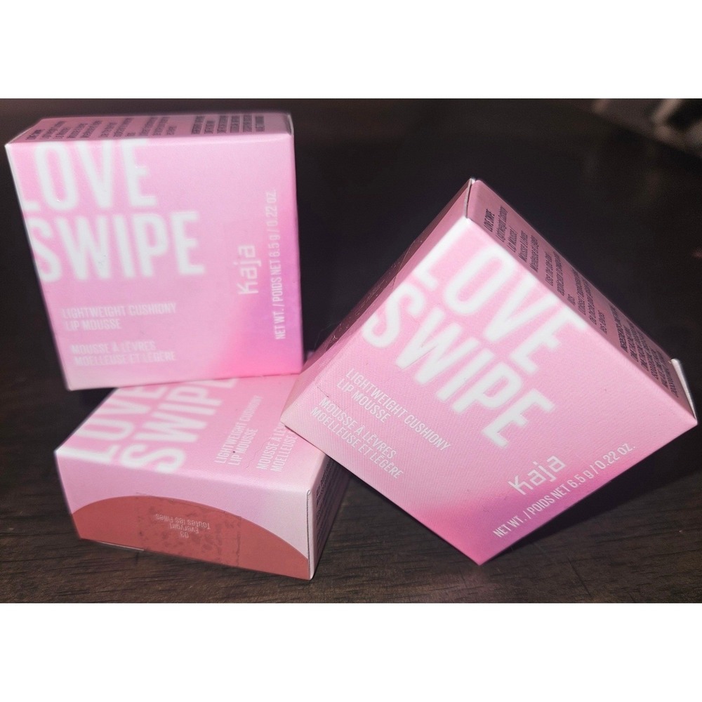 Kaja Love Swipe Vegan Lip Mousse Bundle Everygirl I'm Melting Sweet Softie NIB